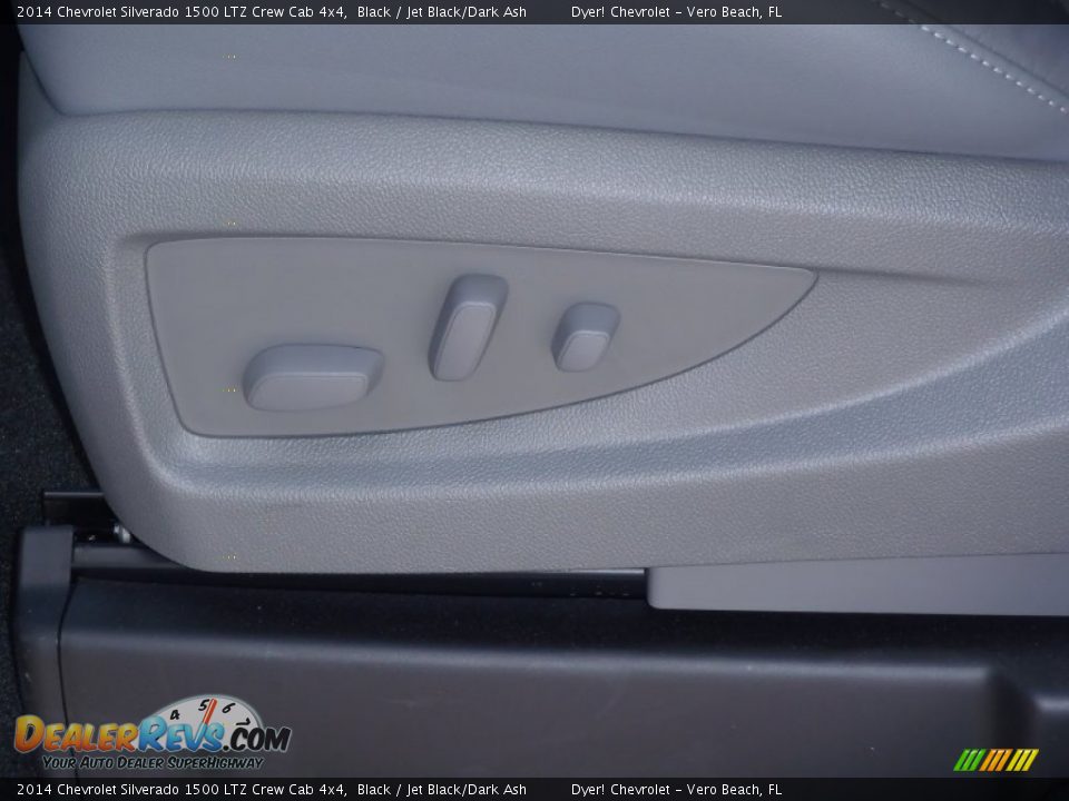 2014 Chevrolet Silverado 1500 LTZ Crew Cab 4x4 Black / Jet Black/Dark Ash Photo #12