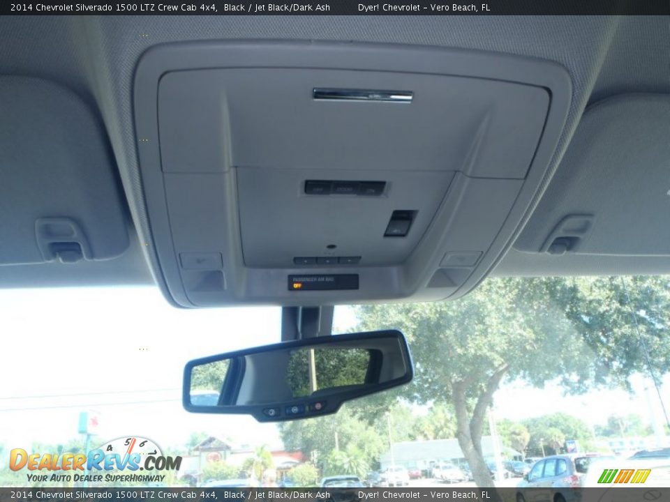 2014 Chevrolet Silverado 1500 LTZ Crew Cab 4x4 Black / Jet Black/Dark Ash Photo #15