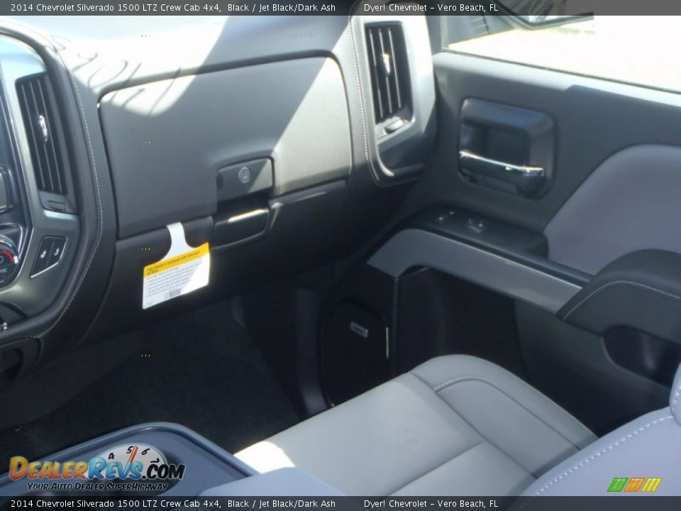 2014 Chevrolet Silverado 1500 LTZ Crew Cab 4x4 Black / Jet Black/Dark Ash Photo #18
