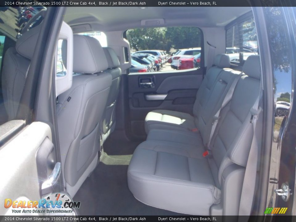 2014 Chevrolet Silverado 1500 LTZ Crew Cab 4x4 Black / Jet Black/Dark Ash Photo #20