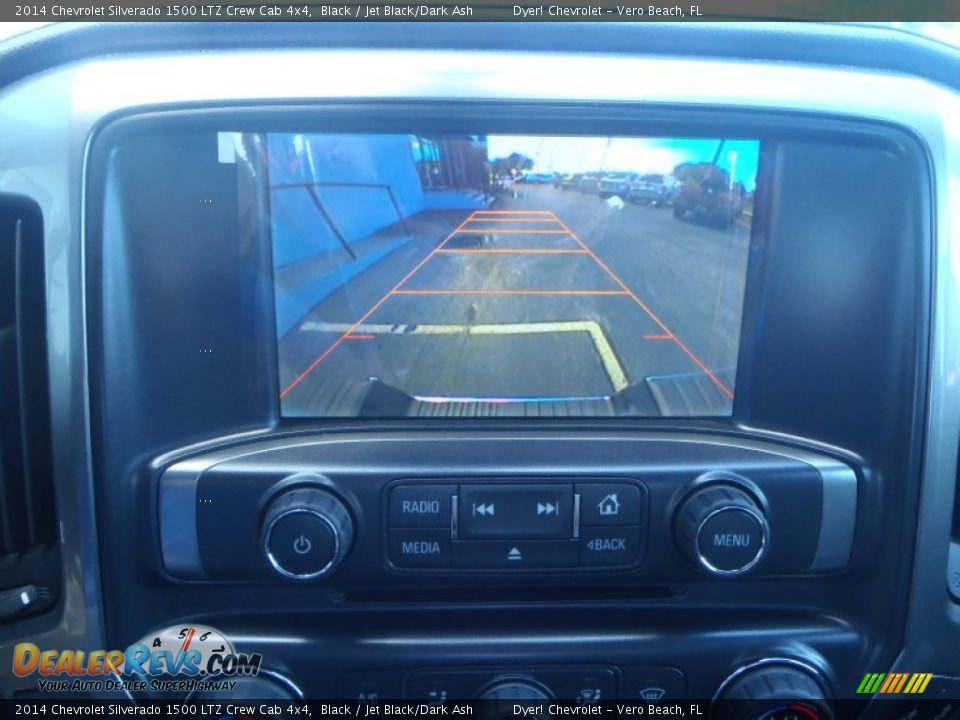 2014 Chevrolet Silverado 1500 LTZ Crew Cab 4x4 Black / Jet Black/Dark Ash Photo #21