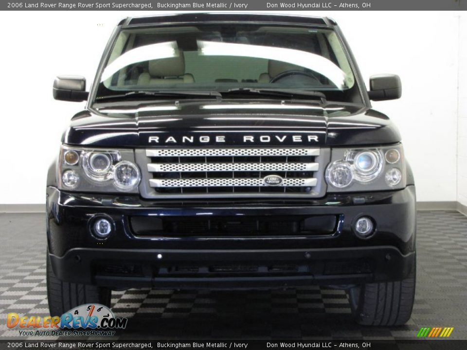 2006 Land Rover Range Rover Sport Supercharged Buckingham Blue Metallic / Ivory Photo #2