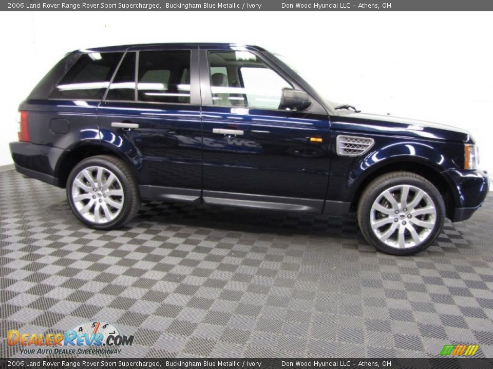 Buckingham Blue Metallic 2006 Land Rover Range Rover Sport Supercharged Photo #3