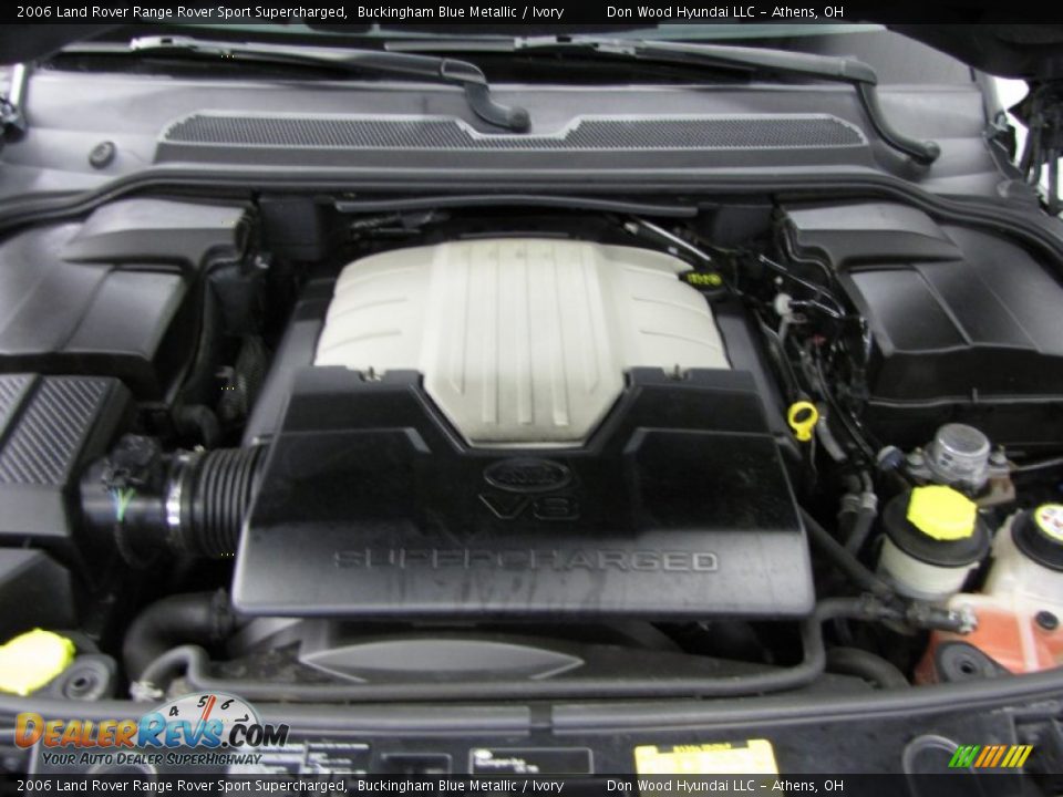 2006 Land Rover Range Rover Sport Supercharged Buckingham Blue Metallic / Ivory Photo #5