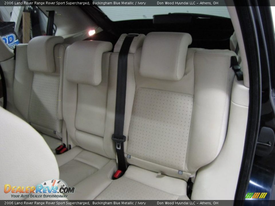 2006 Land Rover Range Rover Sport Supercharged Buckingham Blue Metallic / Ivory Photo #7
