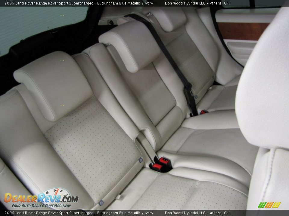 2006 Land Rover Range Rover Sport Supercharged Buckingham Blue Metallic / Ivory Photo #8