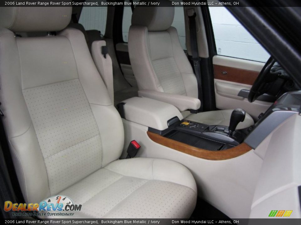 2006 Land Rover Range Rover Sport Supercharged Buckingham Blue Metallic / Ivory Photo #9