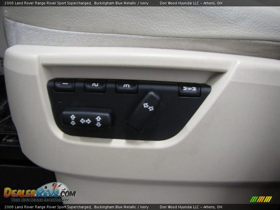 2006 Land Rover Range Rover Sport Supercharged Buckingham Blue Metallic / Ivory Photo #10