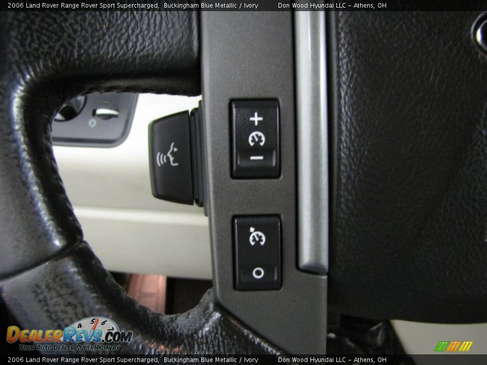 2006 Land Rover Range Rover Sport Supercharged Buckingham Blue Metallic / Ivory Photo #16