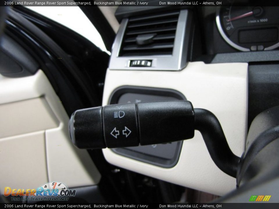 2006 Land Rover Range Rover Sport Supercharged Buckingham Blue Metallic / Ivory Photo #18