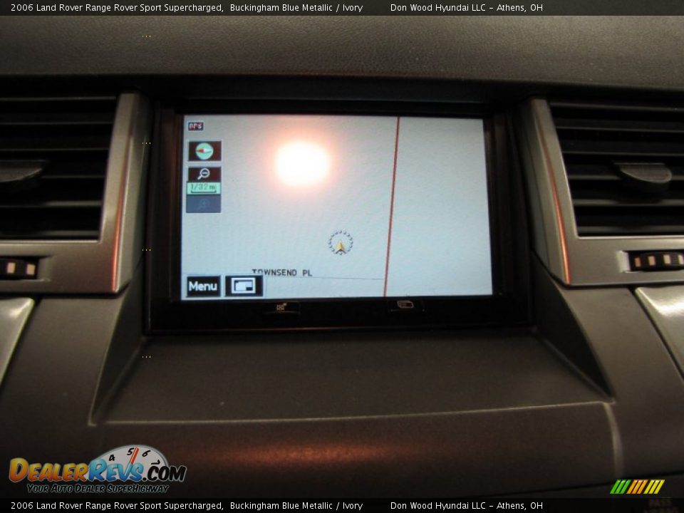 2006 Land Rover Range Rover Sport Supercharged Buckingham Blue Metallic / Ivory Photo #24