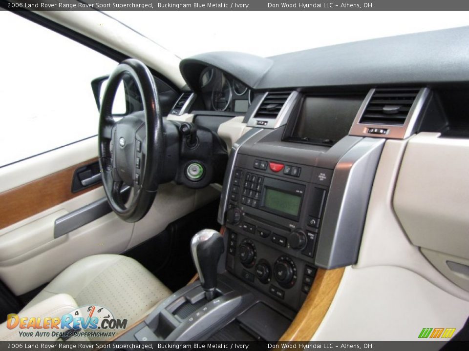 2006 Land Rover Range Rover Sport Supercharged Buckingham Blue Metallic / Ivory Photo #25