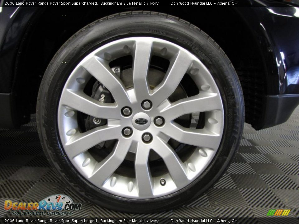 2006 Land Rover Range Rover Sport Supercharged Buckingham Blue Metallic / Ivory Photo #27