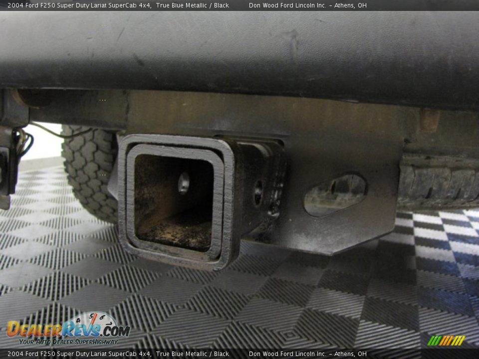 2004 Ford F250 Super Duty Lariat SuperCab 4x4 True Blue Metallic / Black Photo #5