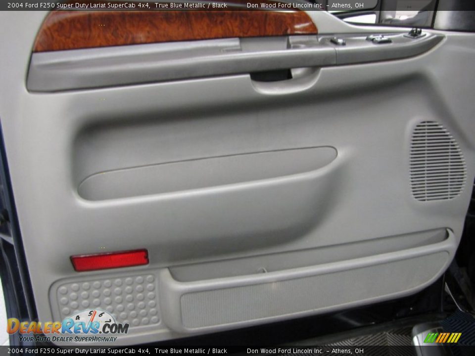 2004 Ford F250 Super Duty Lariat SuperCab 4x4 True Blue Metallic / Black Photo #19