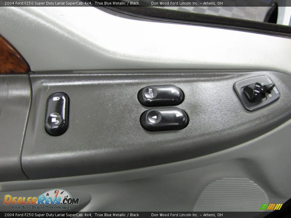 2004 Ford F250 Super Duty Lariat SuperCab 4x4 True Blue Metallic / Black Photo #20
