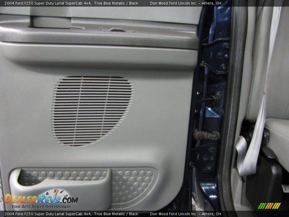 2004 Ford F250 Super Duty Lariat SuperCab 4x4 True Blue Metallic / Black Photo #21