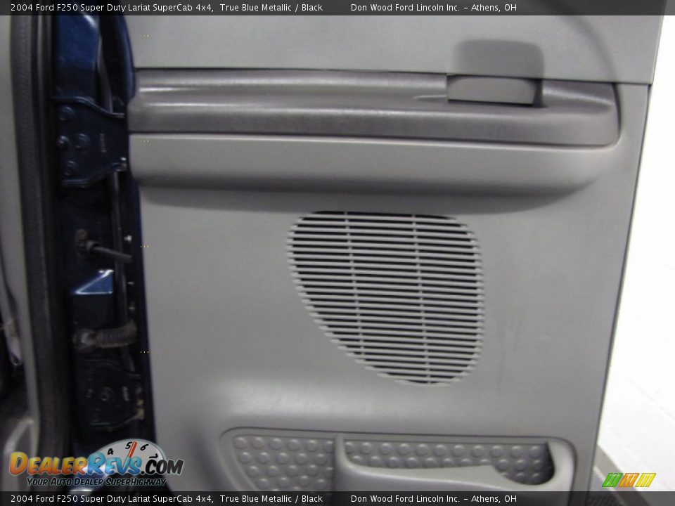 2004 Ford F250 Super Duty Lariat SuperCab 4x4 True Blue Metallic / Black Photo #22