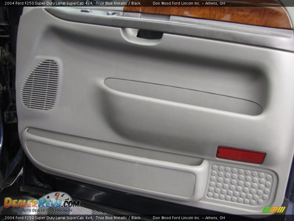 2004 Ford F250 Super Duty Lariat SuperCab 4x4 True Blue Metallic / Black Photo #23
