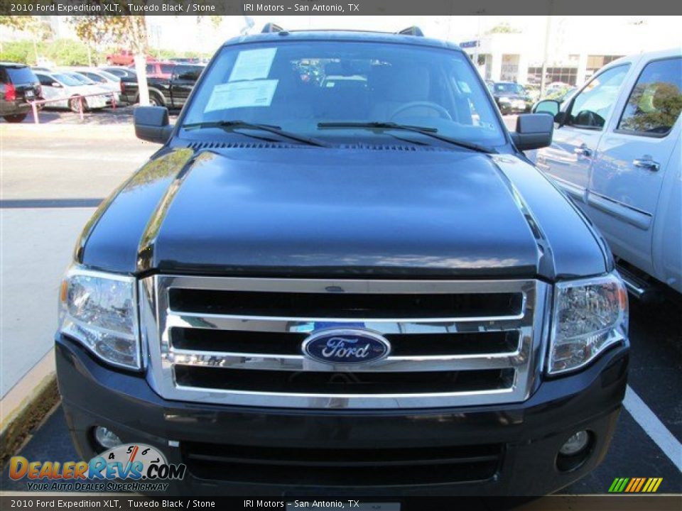 2010 Ford Expedition XLT Tuxedo Black / Stone Photo #2