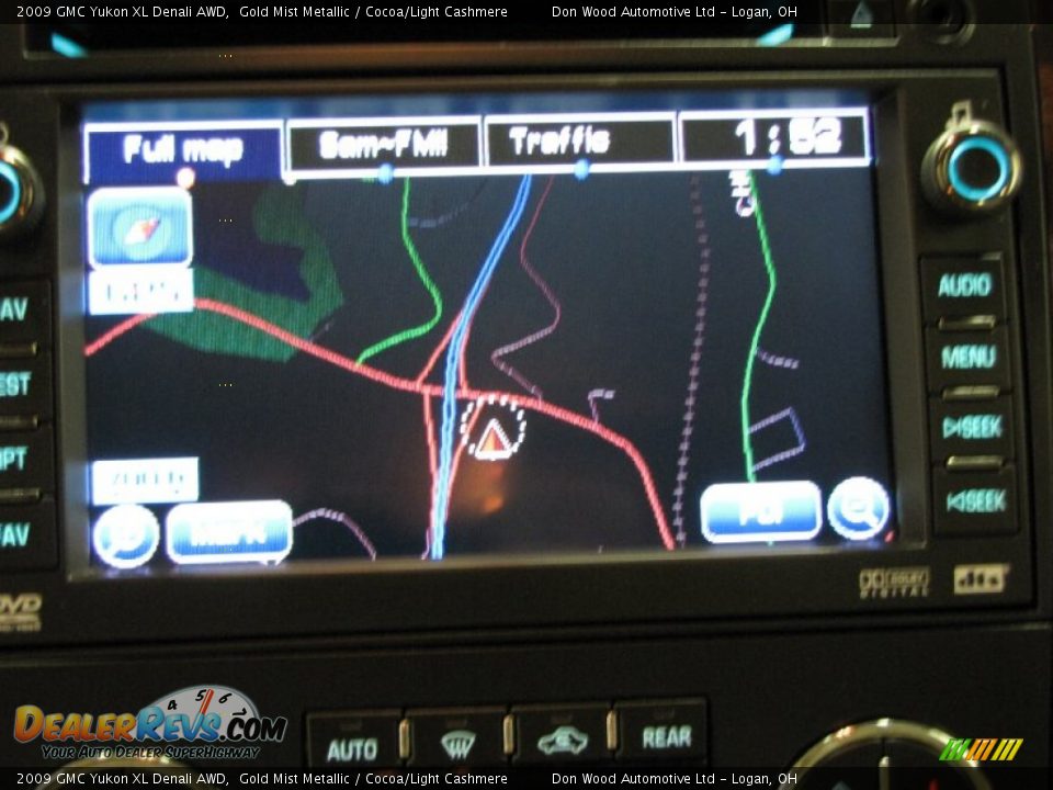 2009 GMC Yukon XL Denali AWD Gold Mist Metallic / Cocoa/Light Cashmere Photo #27