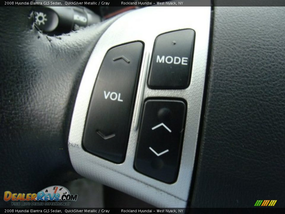 2008 Hyundai Elantra GLS Sedan QuickSilver Metallic / Gray Photo #14