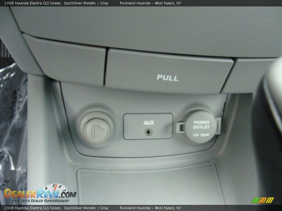 2008 Hyundai Elantra GLS Sedan QuickSilver Metallic / Gray Photo #18