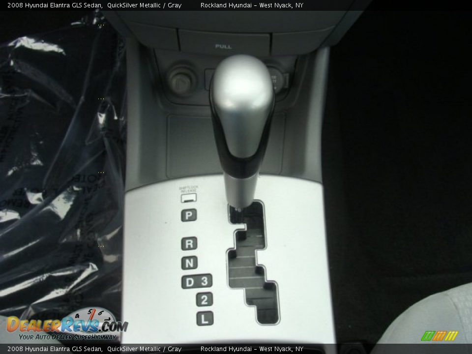 2008 Hyundai Elantra GLS Sedan QuickSilver Metallic / Gray Photo #19