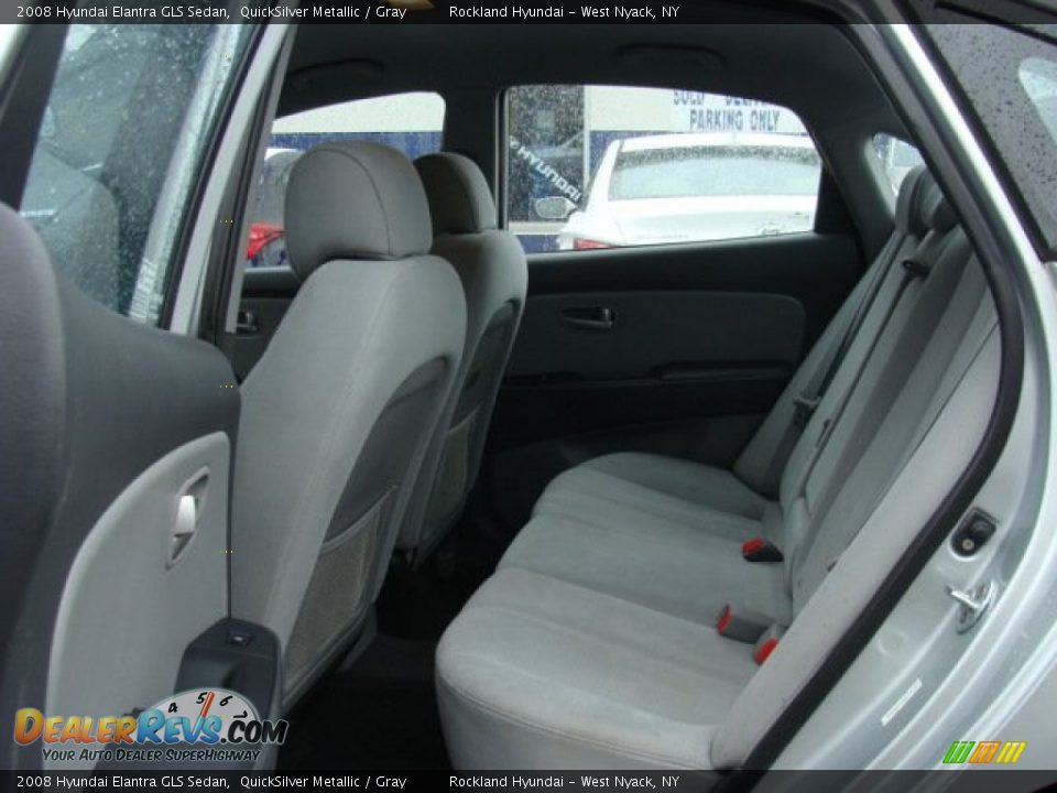 2008 Hyundai Elantra GLS Sedan QuickSilver Metallic / Gray Photo #20