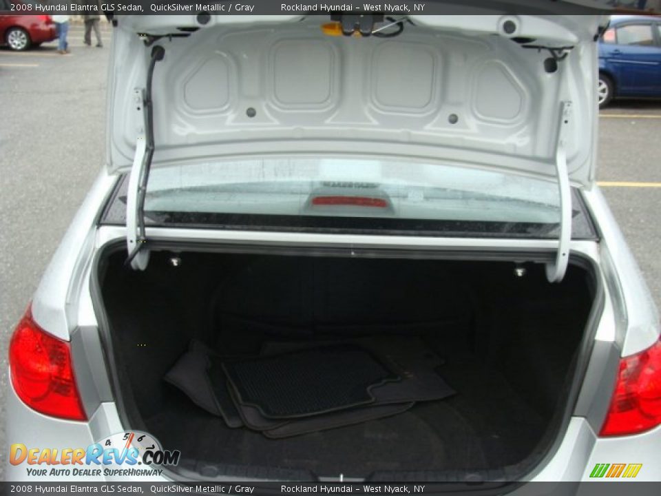 2008 Hyundai Elantra GLS Sedan QuickSilver Metallic / Gray Photo #21