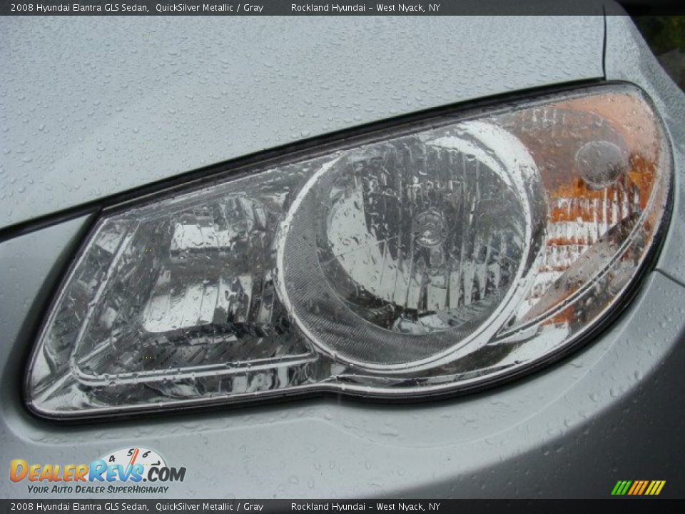 2008 Hyundai Elantra GLS Sedan QuickSilver Metallic / Gray Photo #30