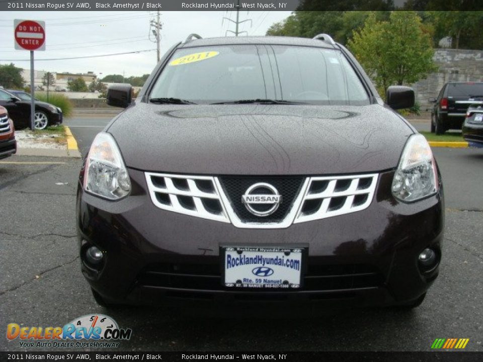 2011 Nissan Rogue SV AWD Black Amethyst / Black Photo #2