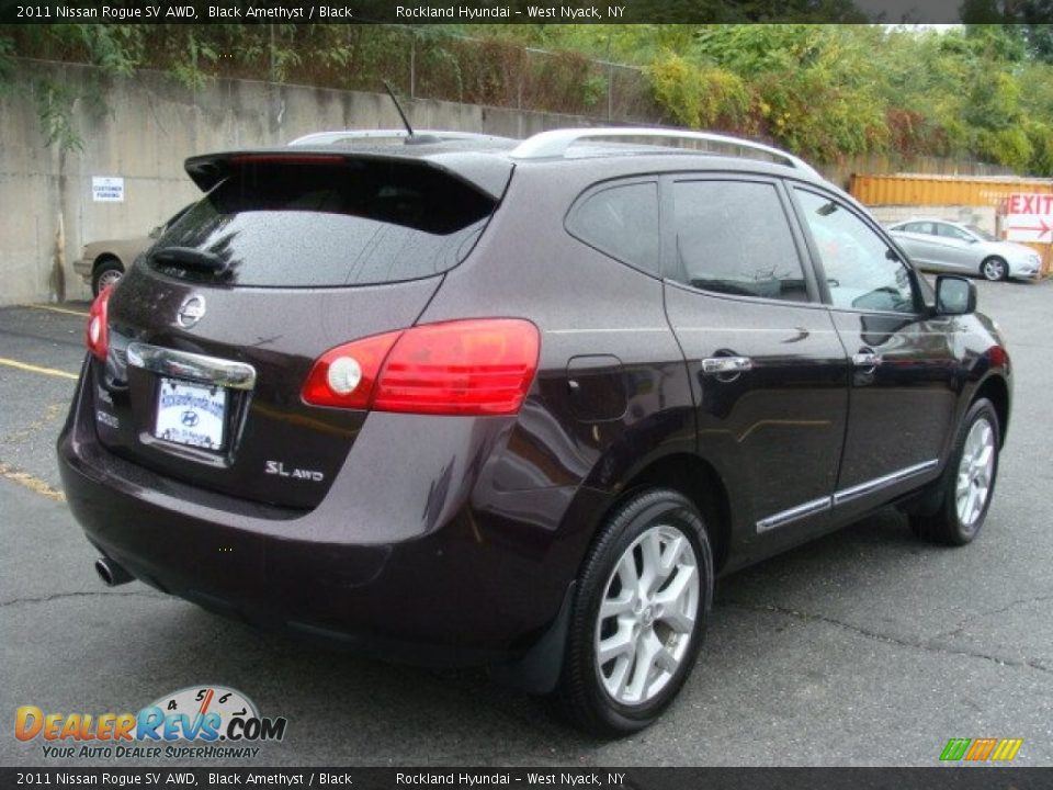 2011 Nissan Rogue SV AWD Black Amethyst / Black Photo #4
