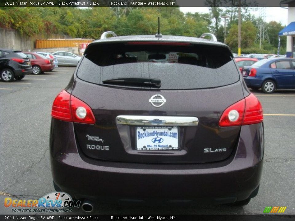 2011 Nissan Rogue SV AWD Black Amethyst / Black Photo #5