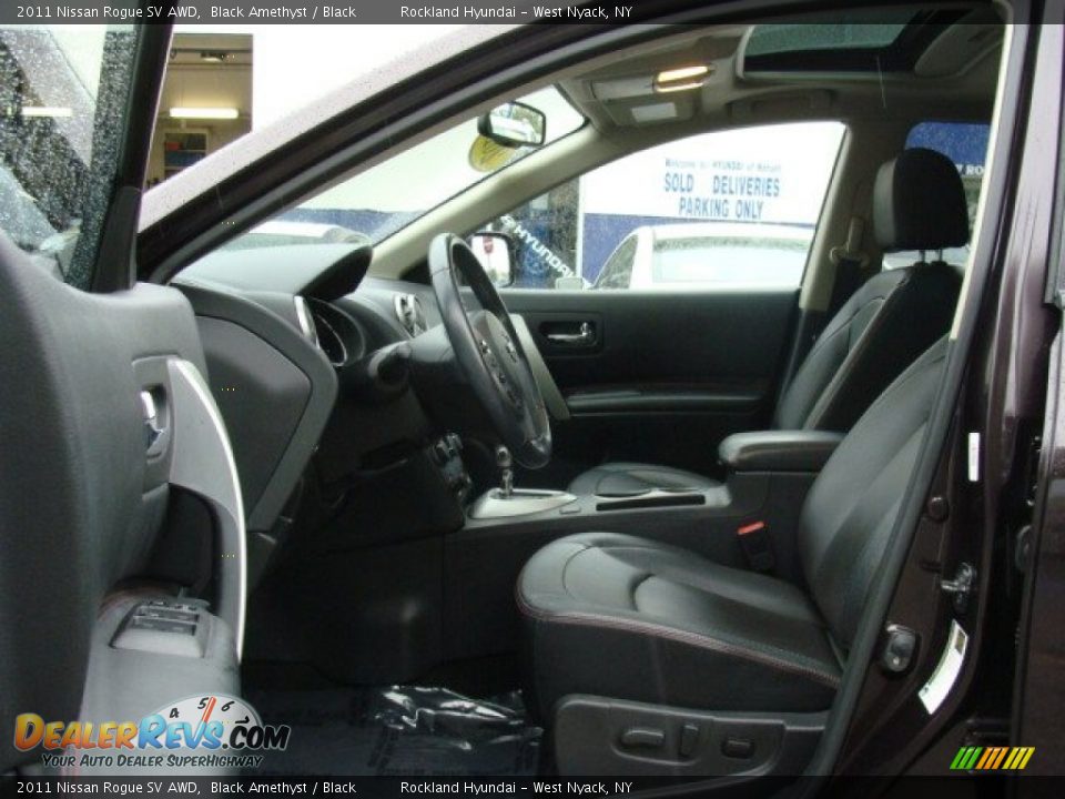 2011 Nissan Rogue SV AWD Black Amethyst / Black Photo #10