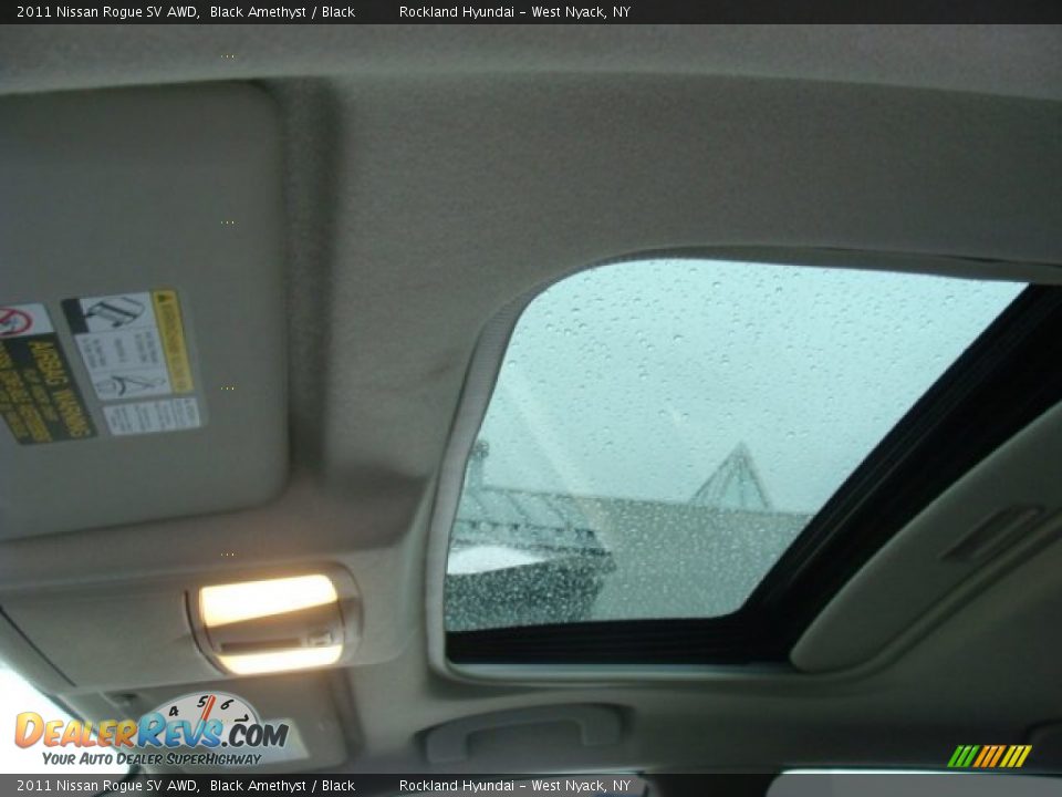 2011 Nissan Rogue SV AWD Black Amethyst / Black Photo #11