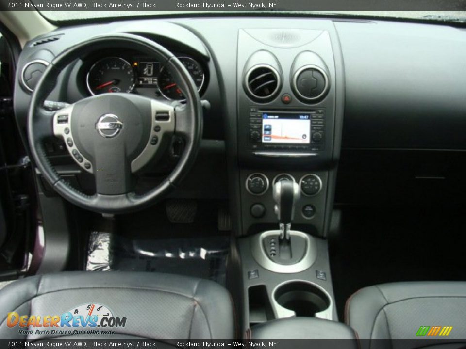 2011 Nissan Rogue SV AWD Black Amethyst / Black Photo #12