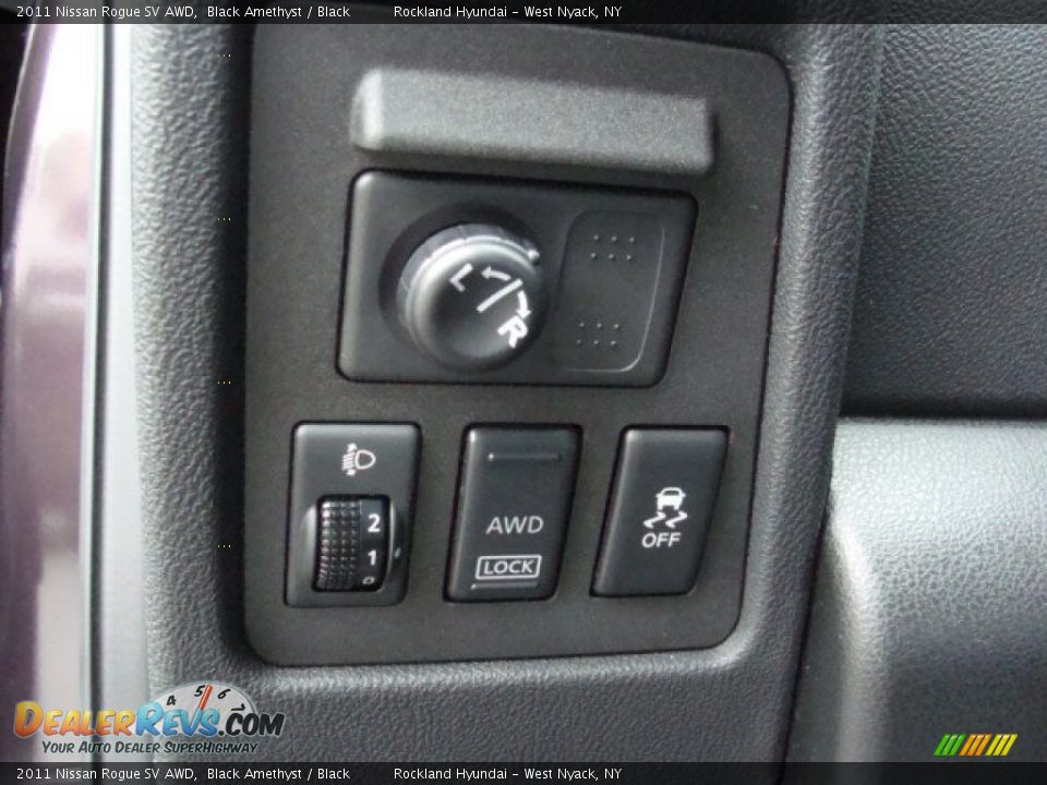 2011 Nissan Rogue SV AWD Black Amethyst / Black Photo #13