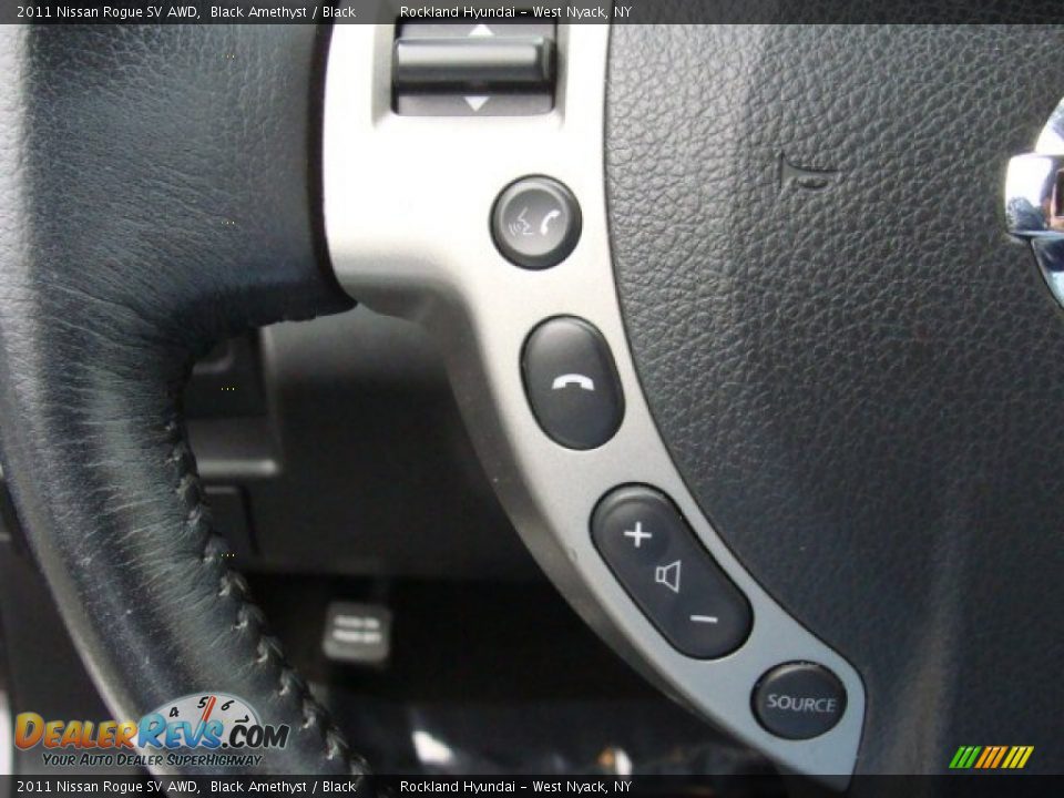 2011 Nissan Rogue SV AWD Black Amethyst / Black Photo #15