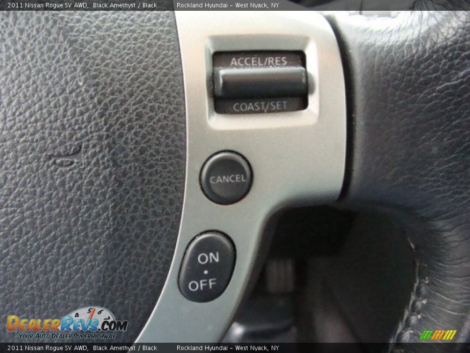 2011 Nissan Rogue SV AWD Black Amethyst / Black Photo #16