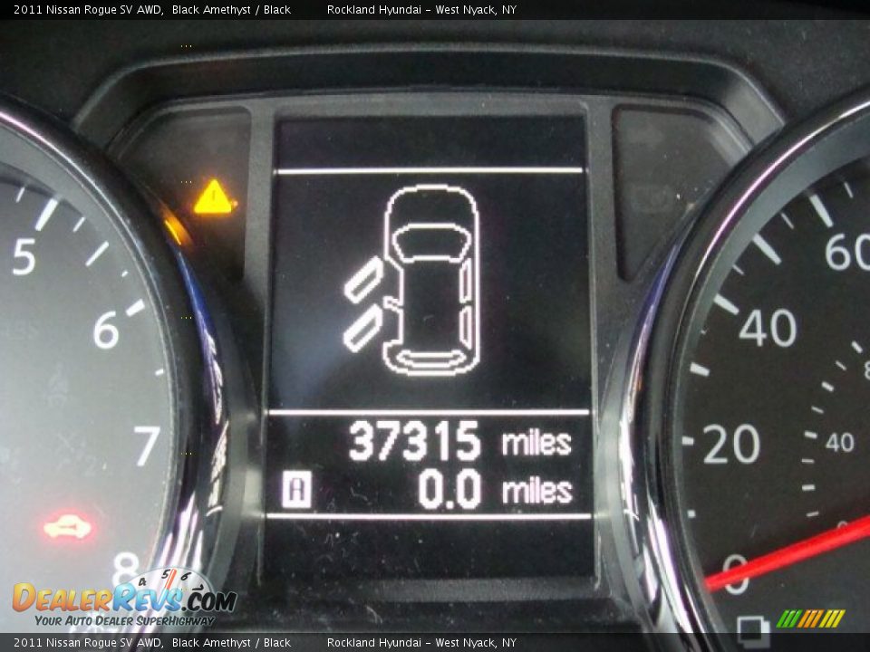 2011 Nissan Rogue SV AWD Black Amethyst / Black Photo #17