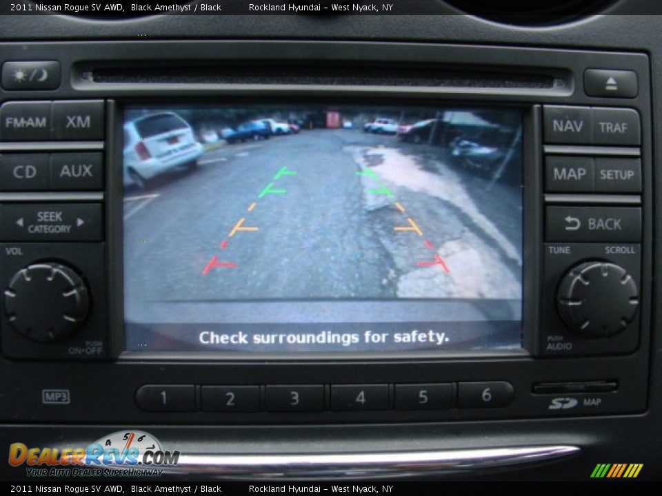 2011 Nissan Rogue SV AWD Black Amethyst / Black Photo #19