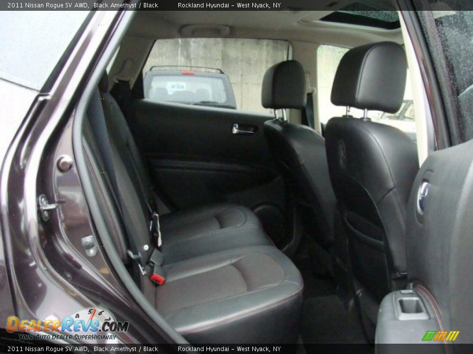 2011 Nissan Rogue SV AWD Black Amethyst / Black Photo #24