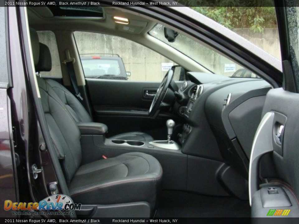 2011 Nissan Rogue SV AWD Black Amethyst / Black Photo #27