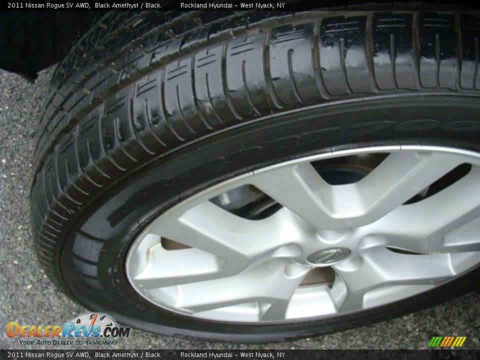 2011 Nissan Rogue SV AWD Black Amethyst / Black Photo #29
