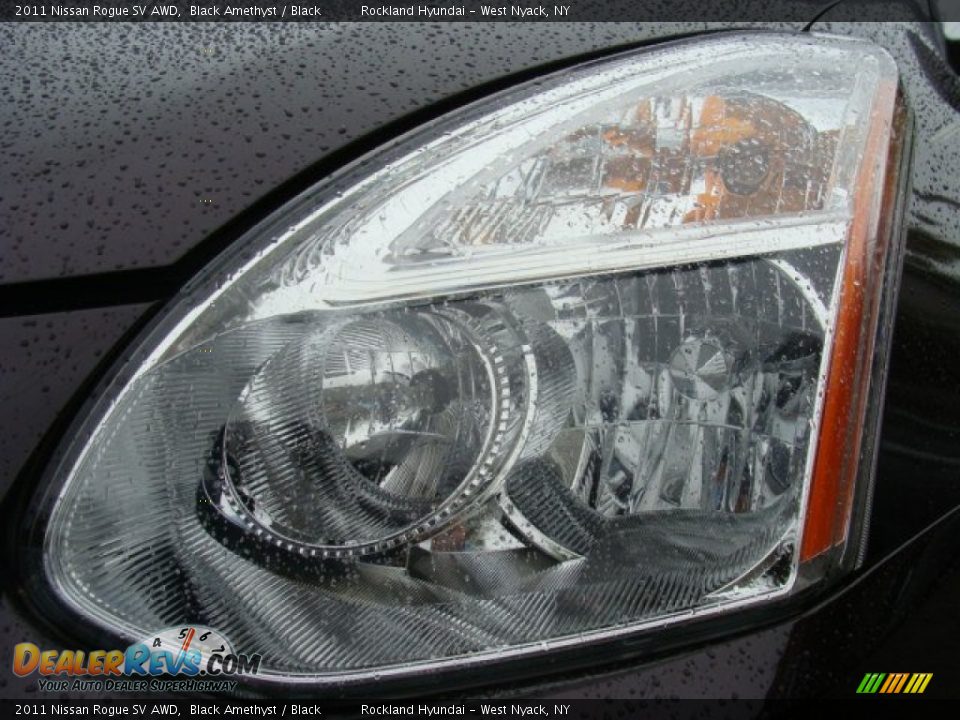 2011 Nissan Rogue SV AWD Black Amethyst / Black Photo #31