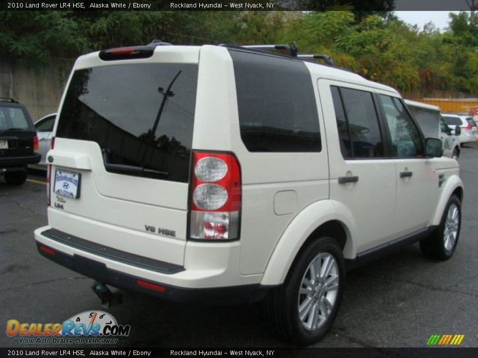 2010 Land Rover LR4 HSE Alaska White / Ebony Photo #4