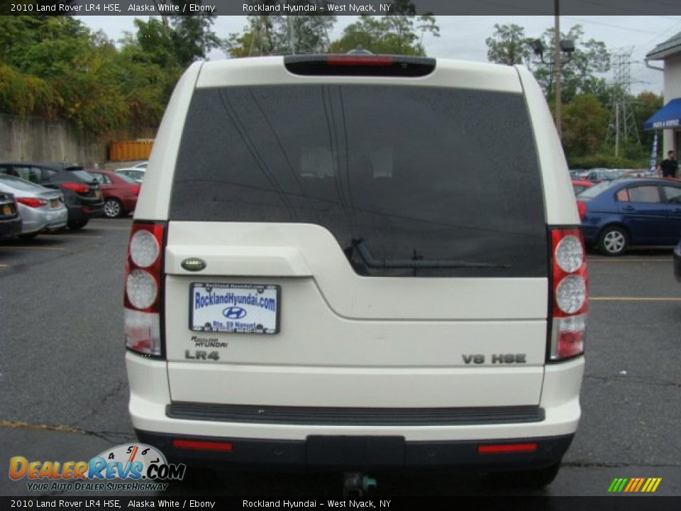 2010 Land Rover LR4 HSE Alaska White / Ebony Photo #5