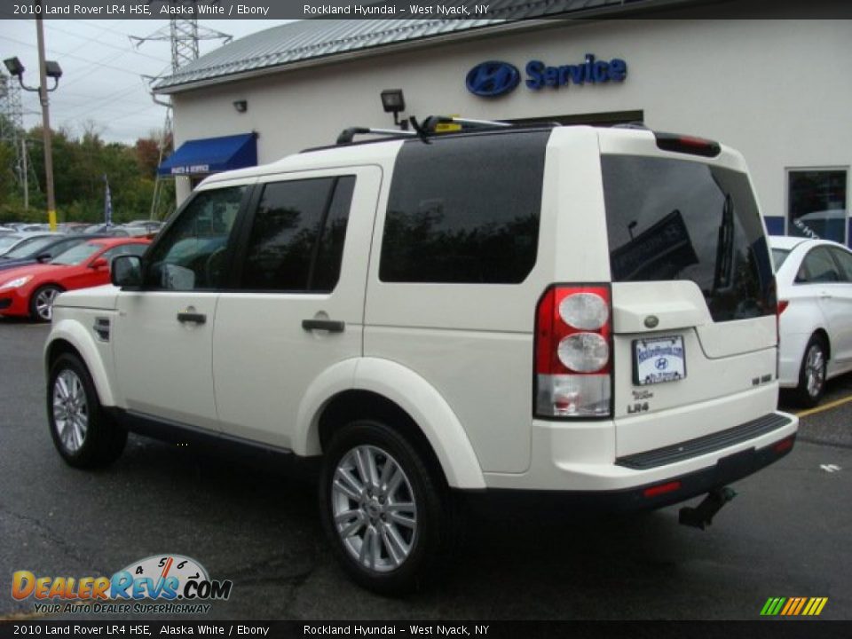 2010 Land Rover LR4 HSE Alaska White / Ebony Photo #6