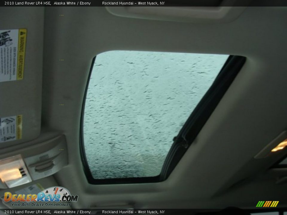 2010 Land Rover LR4 HSE Alaska White / Ebony Photo #11
